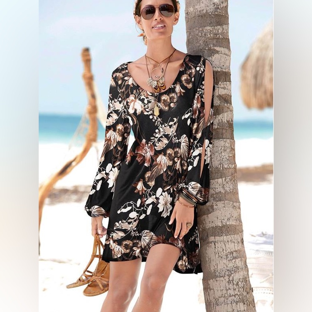 Sleeve Detail Dress